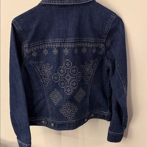 Embroidered Style & Co Denim Women's Jacket